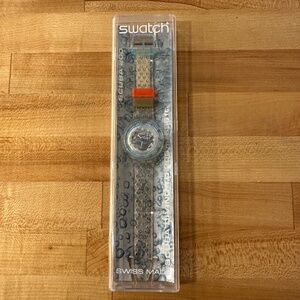 VTG Swatch Scuba 200 Jelly Bubbles 1992 New in Box, NEVER WORN! UNISEX